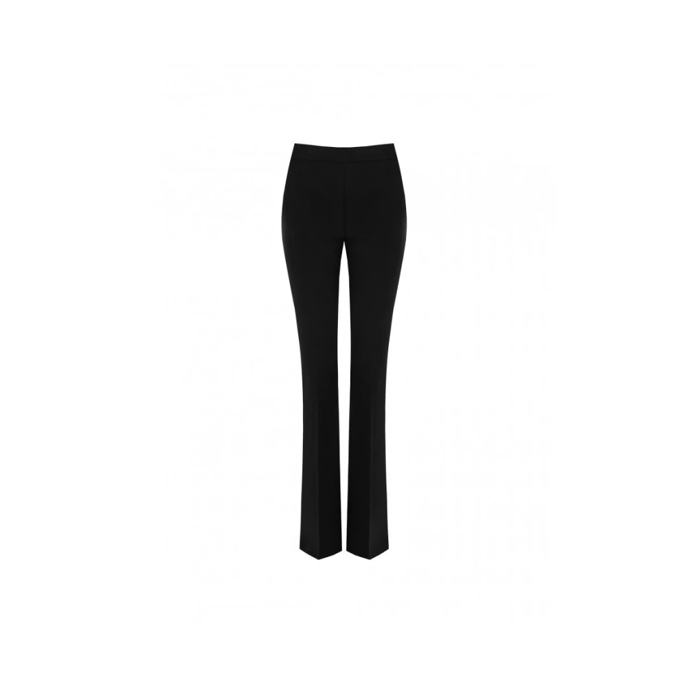 RINASCIMENTO Wijde Broek met Rits in Heup Black Dames