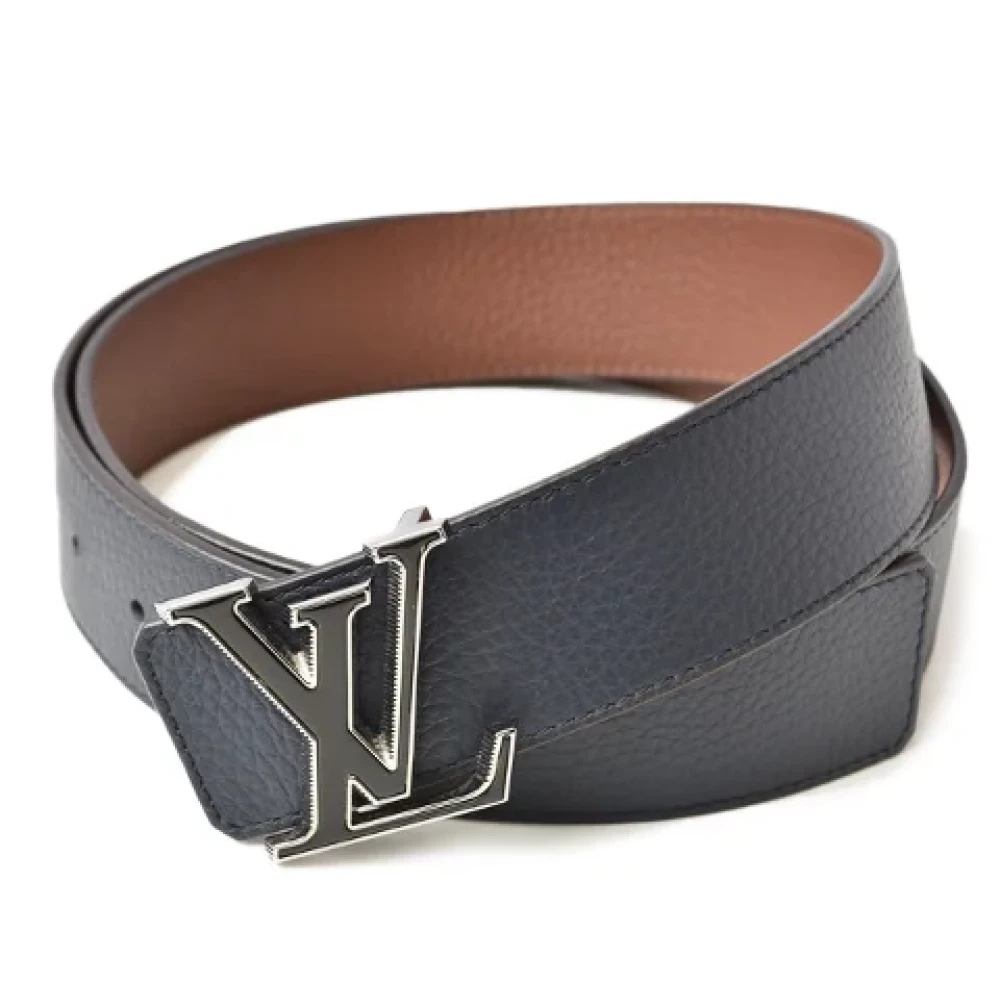 Louis Vuitton Vintage Pre-owned Leather belts Black Dames