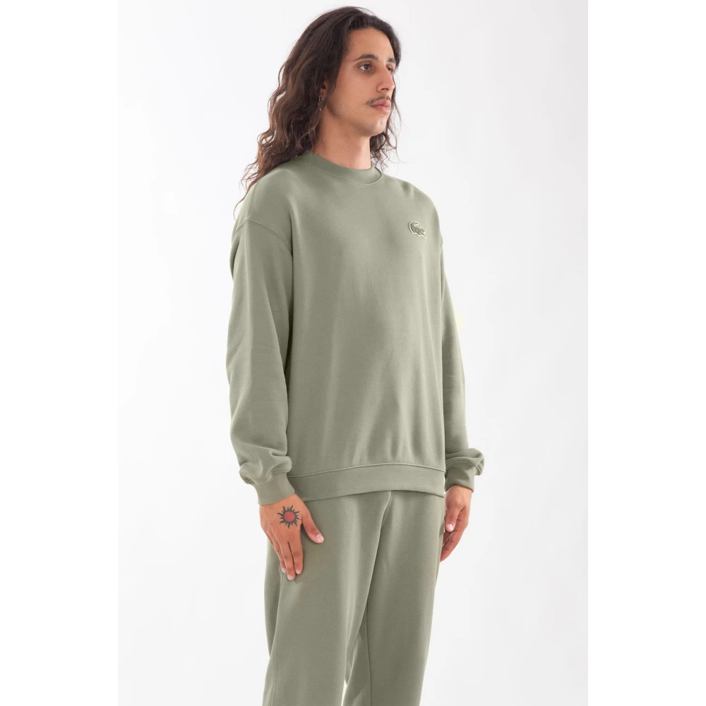 Lacoste Gezellige Croc Fleece Sweatshirt Green Heren
