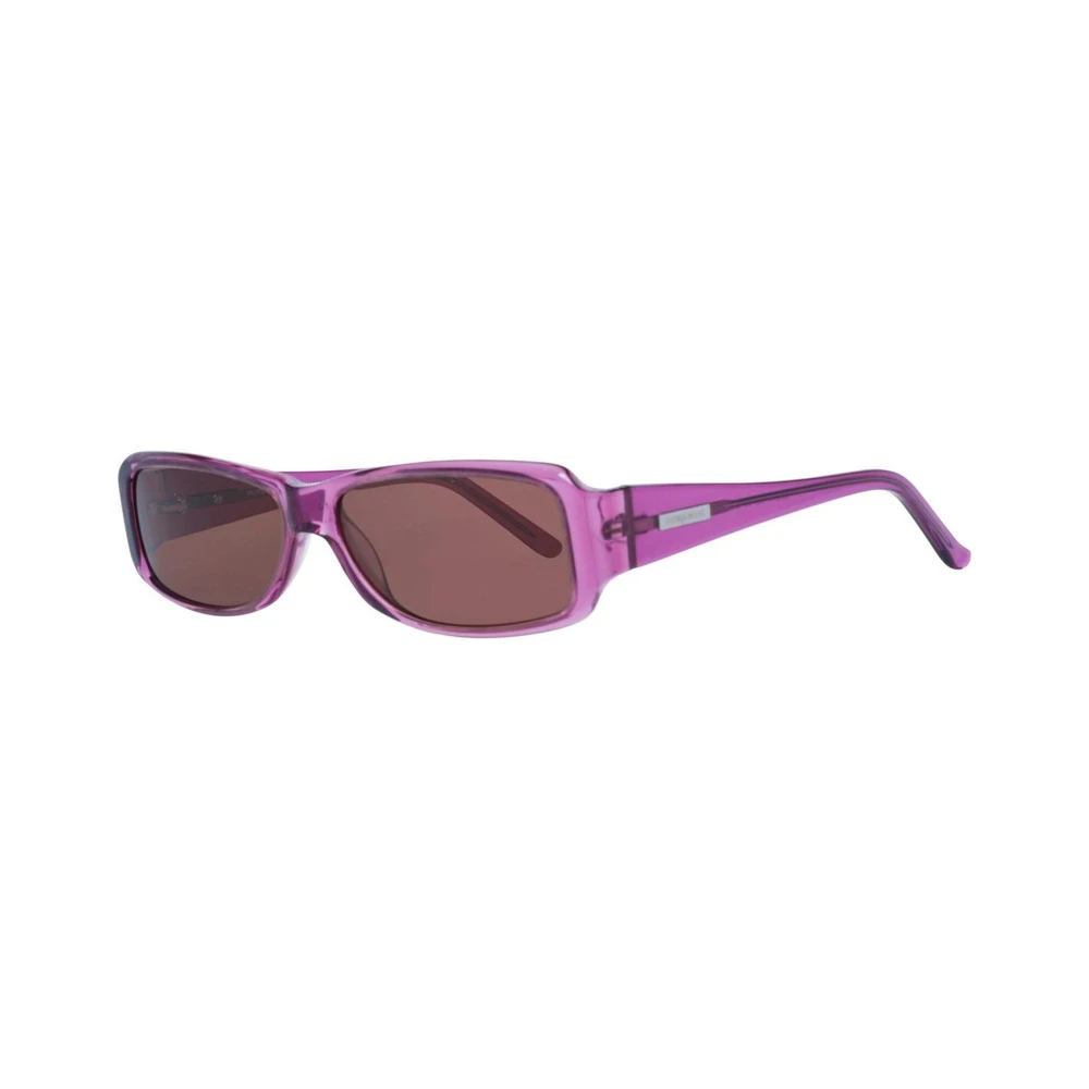 More & More Women's Purple Rectangular Uv Protection Sunglasses