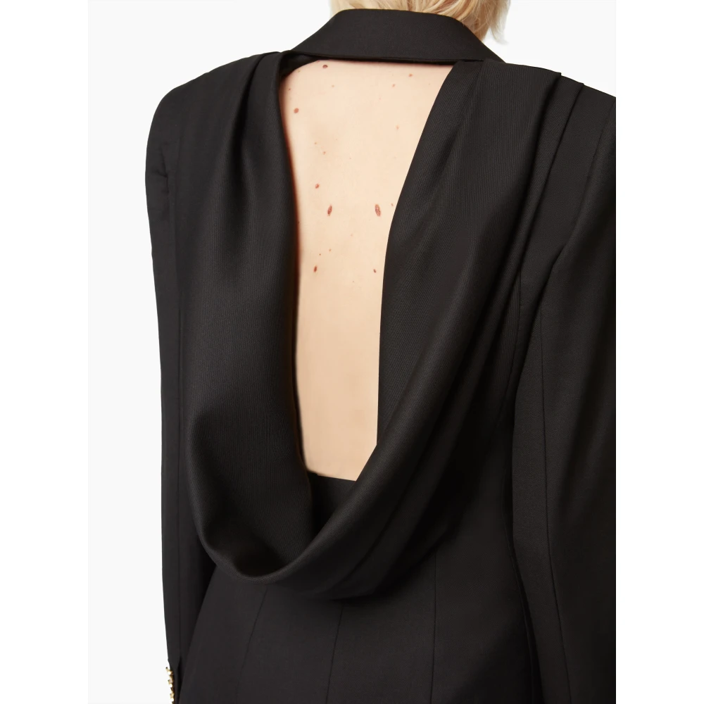 Nina Ricci JAS MET Open Drapering Black Dames