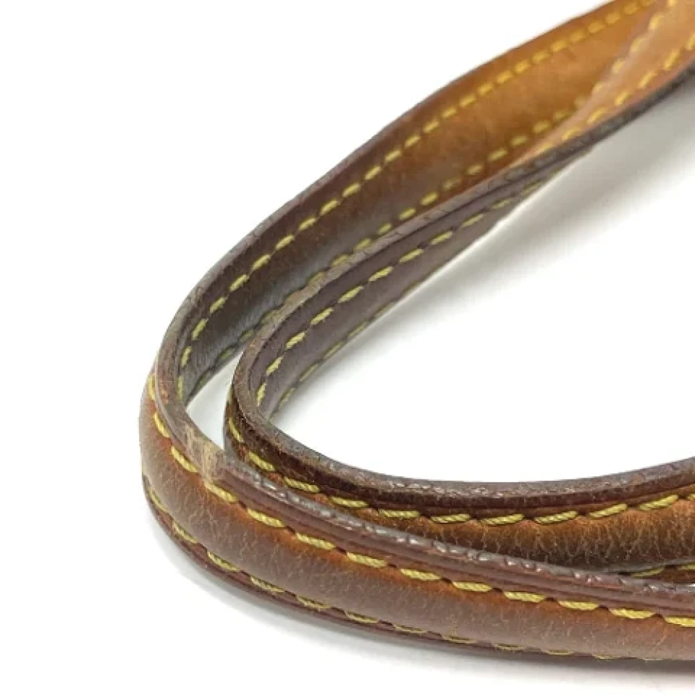 Louis Vuitton Vintage Pre-owned Cotton louis-vuitton-bags Brown Dames