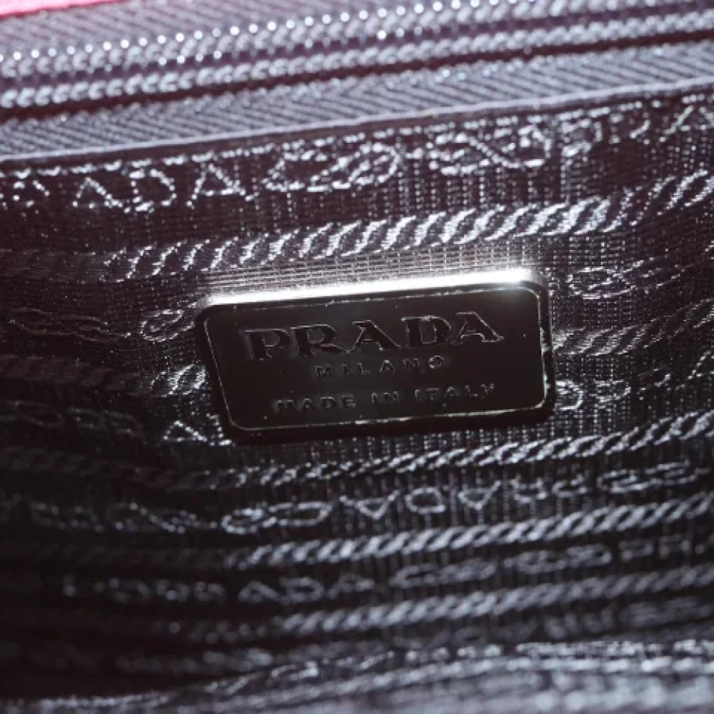 Prada Vintage Pre-owned Fabric prada-bags Red Dames