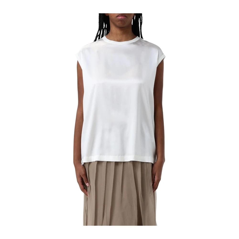 Tops > Sleeveless Tops - - Brunello Cucinelli - Modalova