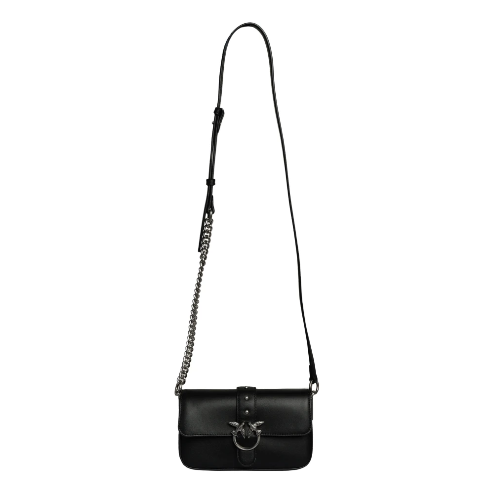 Pinko Love One Slouchy Bags Mujer Negro 
