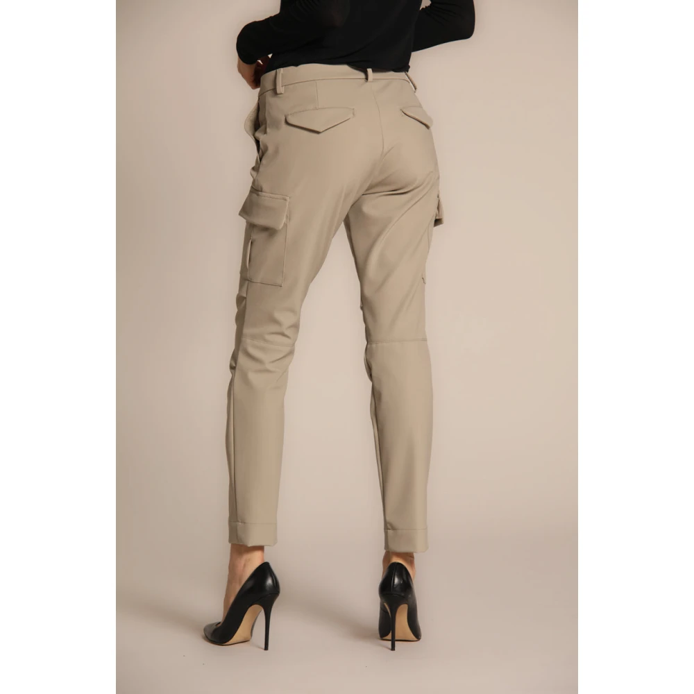 Mason's Curvy Fit Winter Cargo Broek Beige Dames