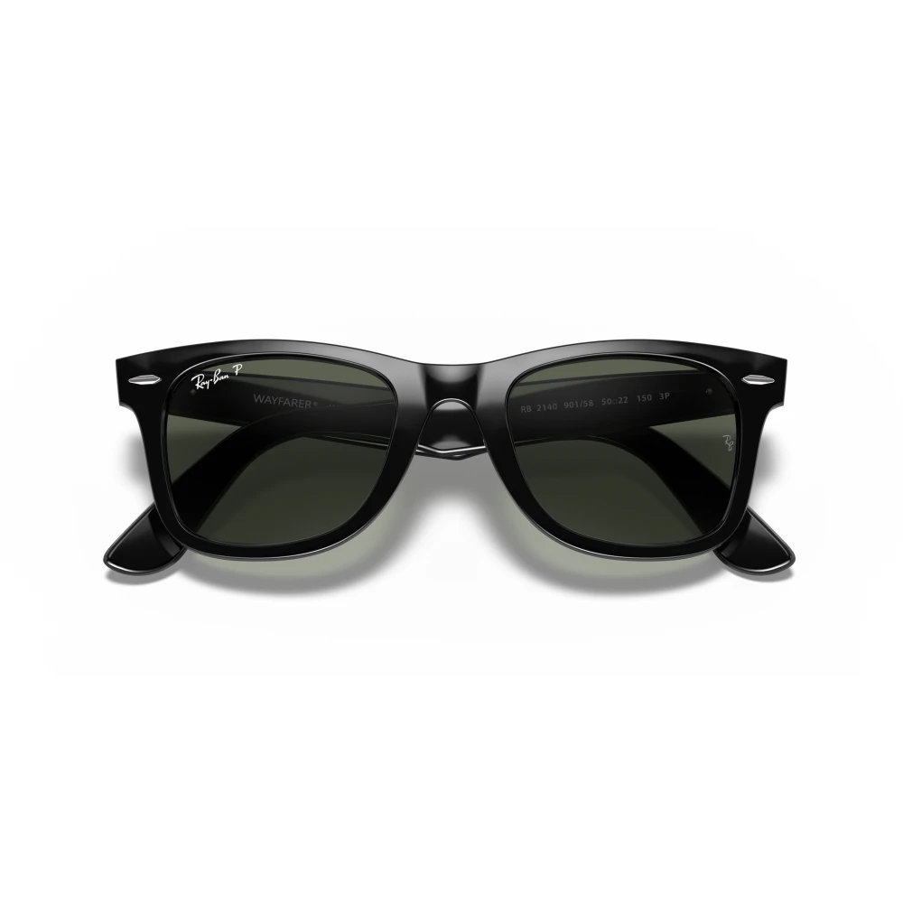Ray-Ban Unisex Black Sunglasses, 50 Mm, Rb2140 Wayfarer