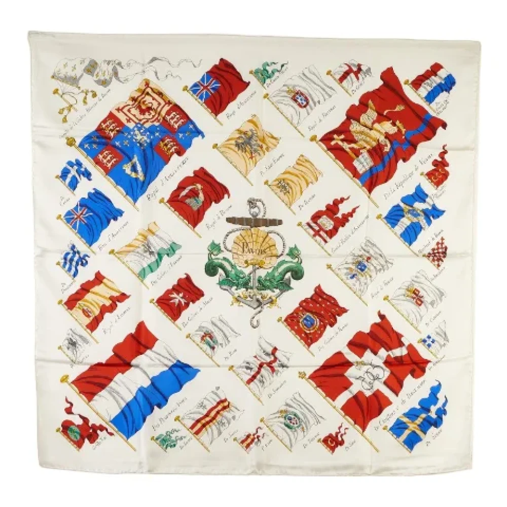 Hermès Vintage Pre-owned Canvas scarves Multicolor Dames