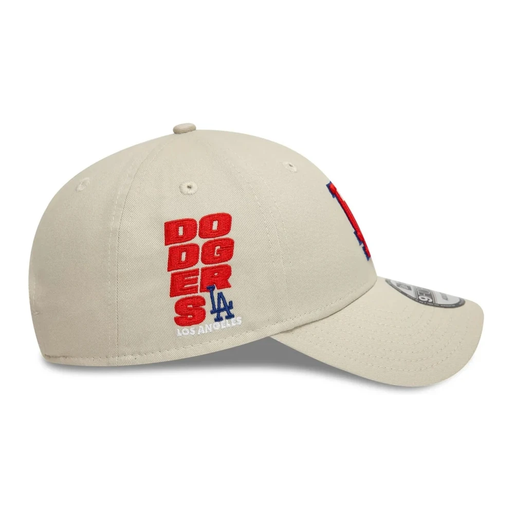new era Beige Dodgers Side Patch Cap Beige Heren