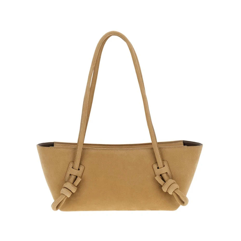 Hereu Beige Fleca Knotted-Handle Shoulder Bag - Female - Shoulder Bags - One Size - Bags