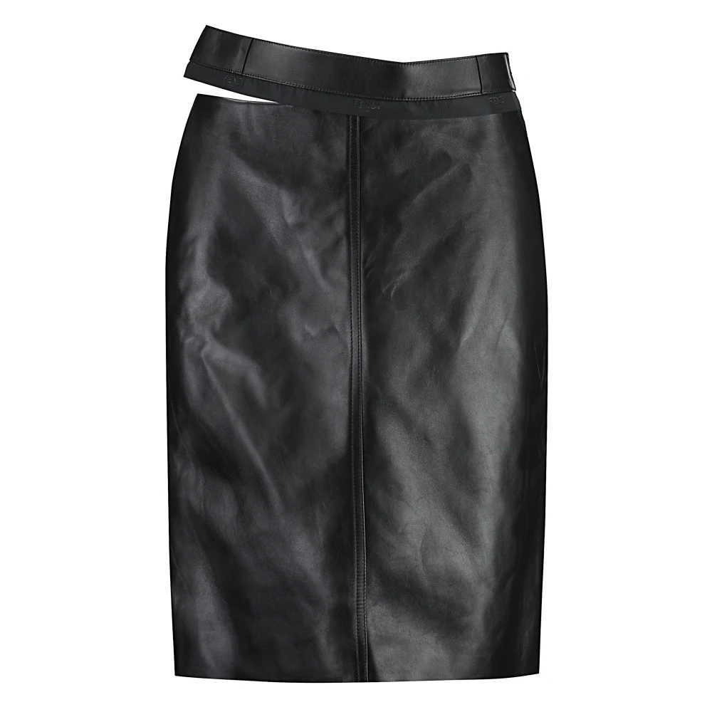 Fendi Damen Schwarz Röcke, K, Xsgröße: