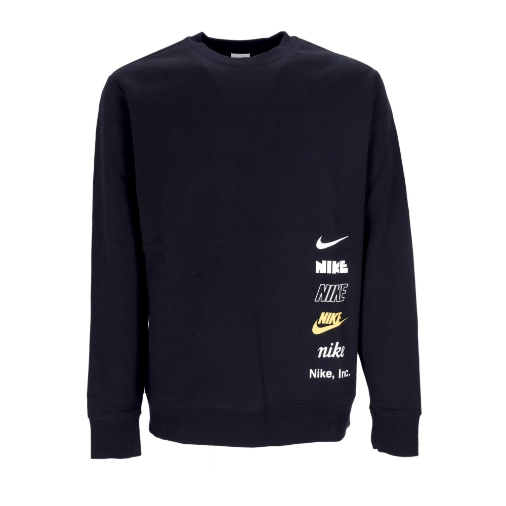 Nike Zwarte Crewneck Sweatshirt Black Heren