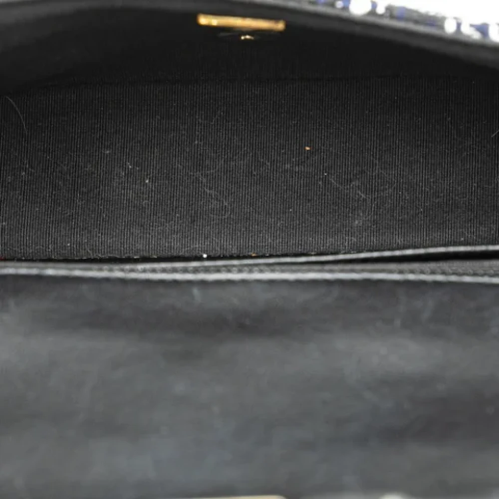 Chanel Vintage Pre-owned Leather chanel-bags Black Dames