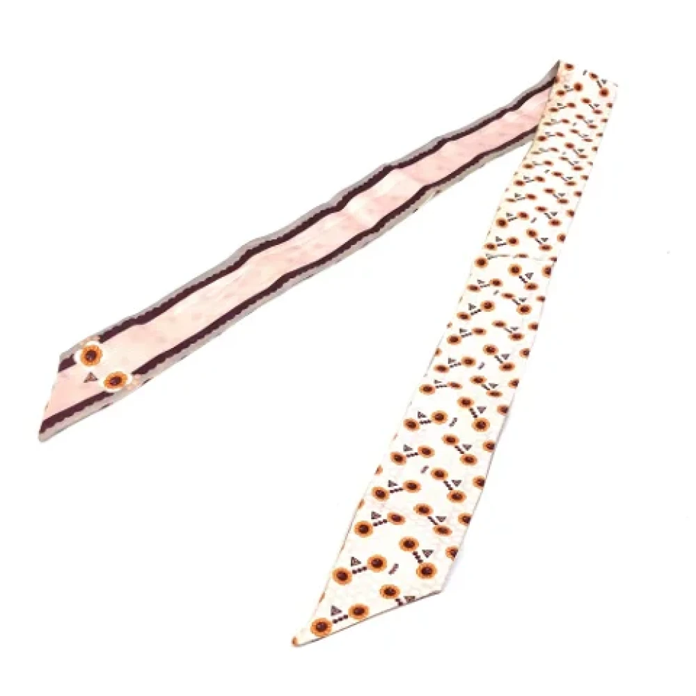 Fendi Vintage Pre-owned Fabric scarves Pink Dames