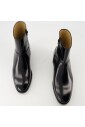 black-leather-pat-ankle-boots