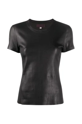 05 Stretch-Läder T-shirt