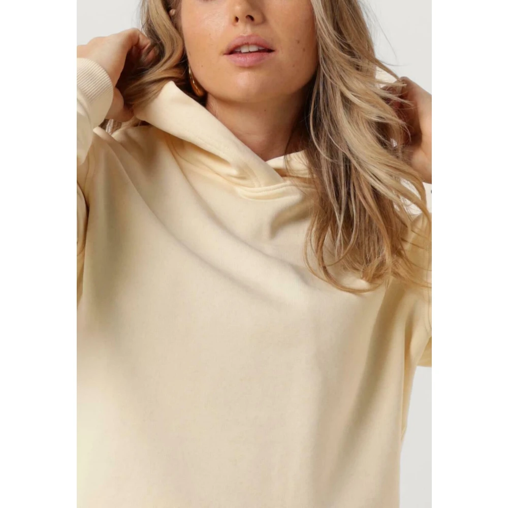 Calvin Klein Beige Embro Badge Regular Hoodie Beige Dames