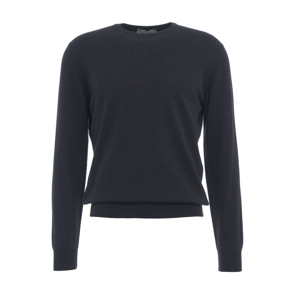 Gender Blå Stickat Aw24 Handtvätt Blue, Herr