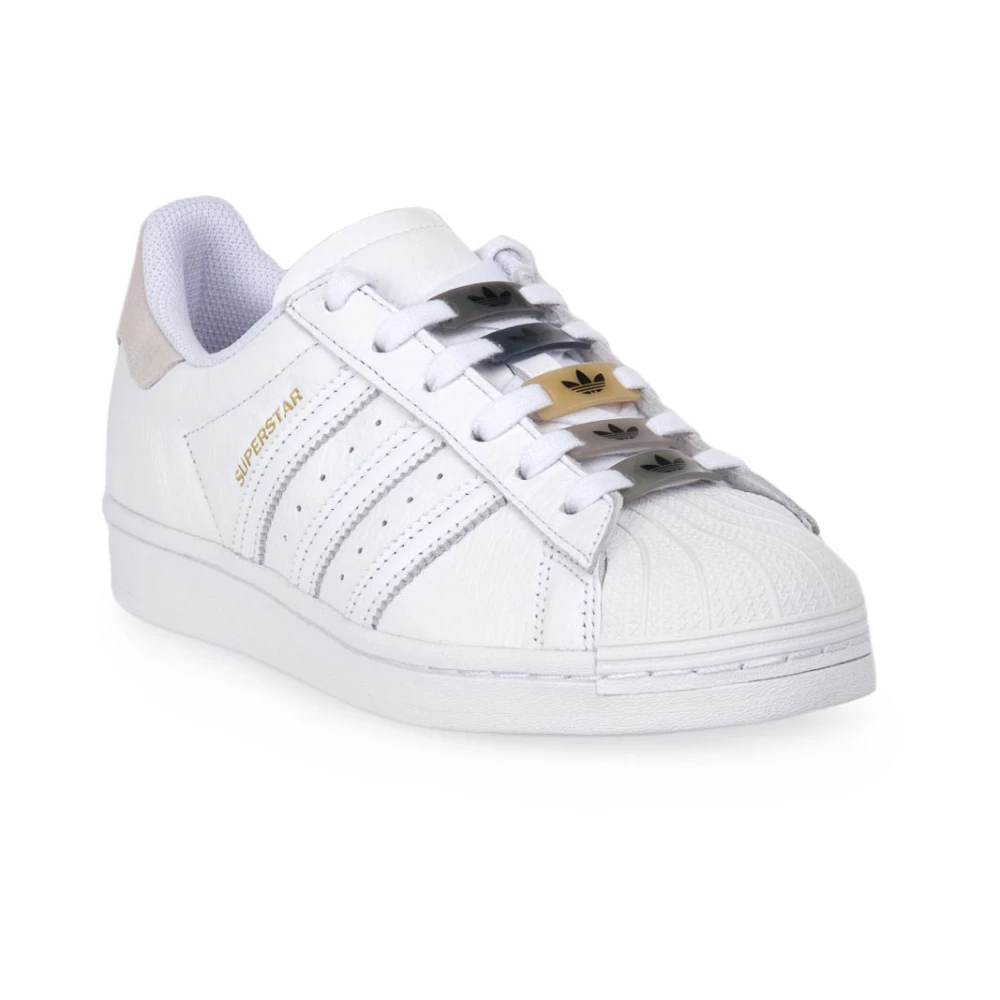 Adidas Originals Mintgröna Superstar W Sneakers White, Dam