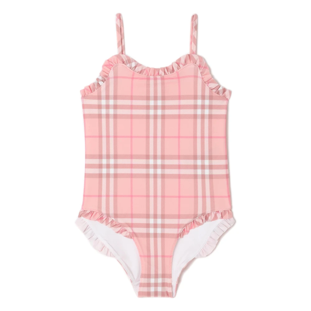 Burberry Girls Pink Kids Swimsuits, 8 Y, Stretch Nylon Swimsuit