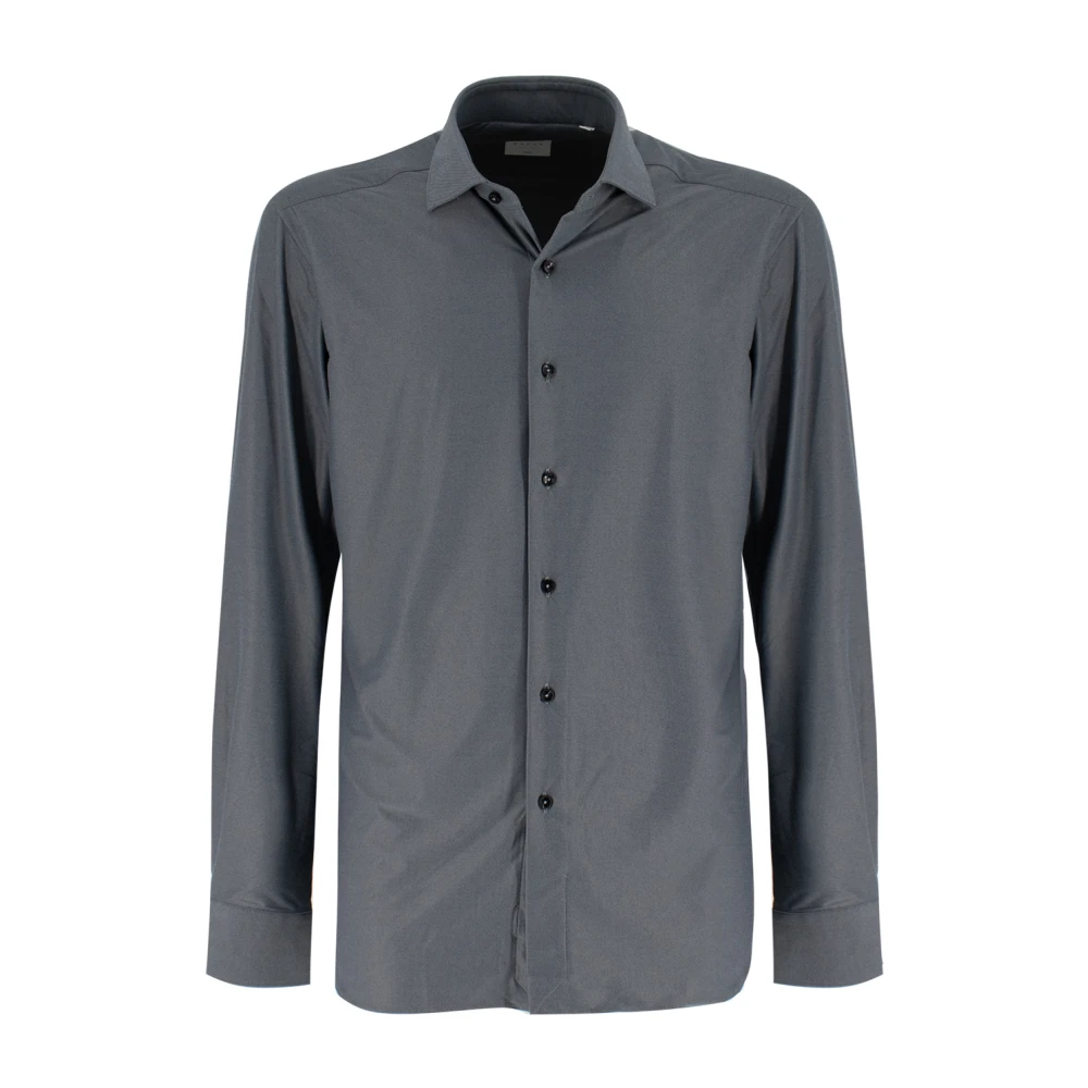 Xacus Elegante Formele Shirt met Japanse Technologie Gray Heren