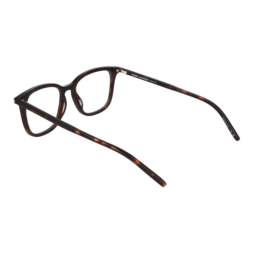 Saint Laurent Vierkante Brilmonturen Brown Unisex