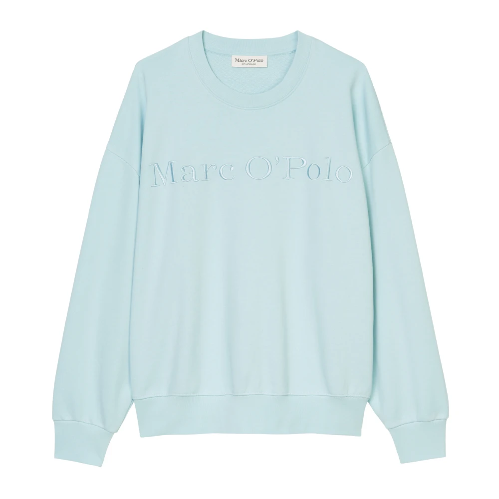 Marc O'Polo Logo sweatshirt relaxed Blue Dames