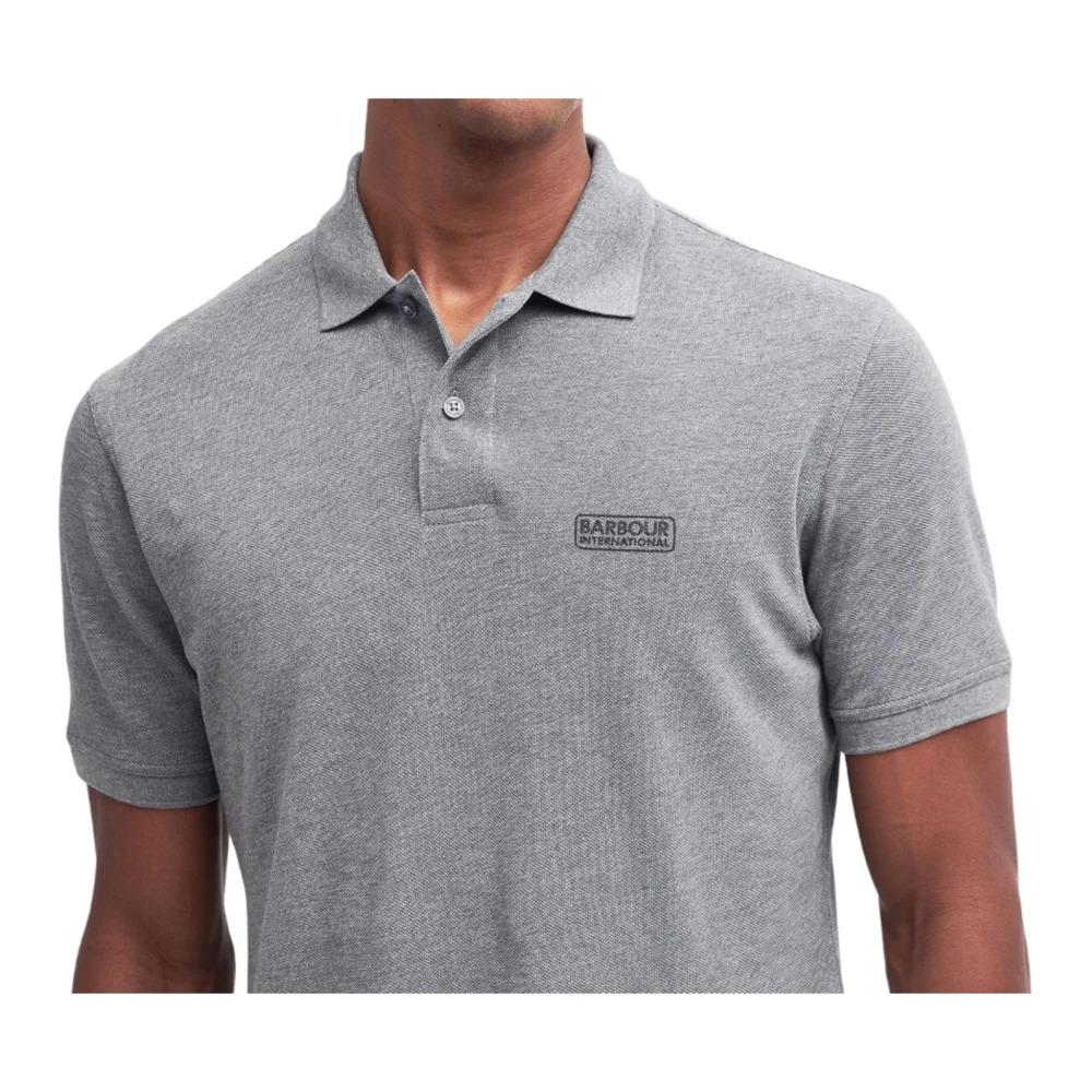 Barbour Polo Shirts Gray Heren