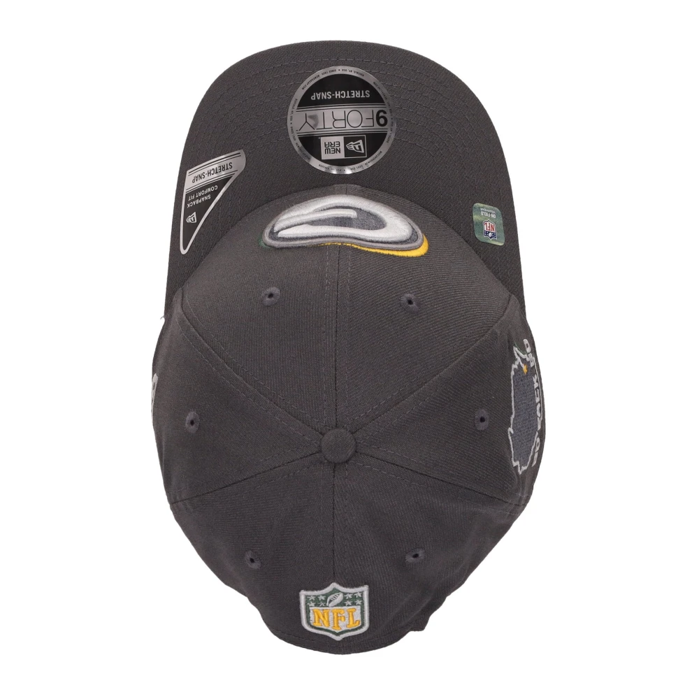 new era NFL Draft Curvy Visor Hat Snapback Gray Heren