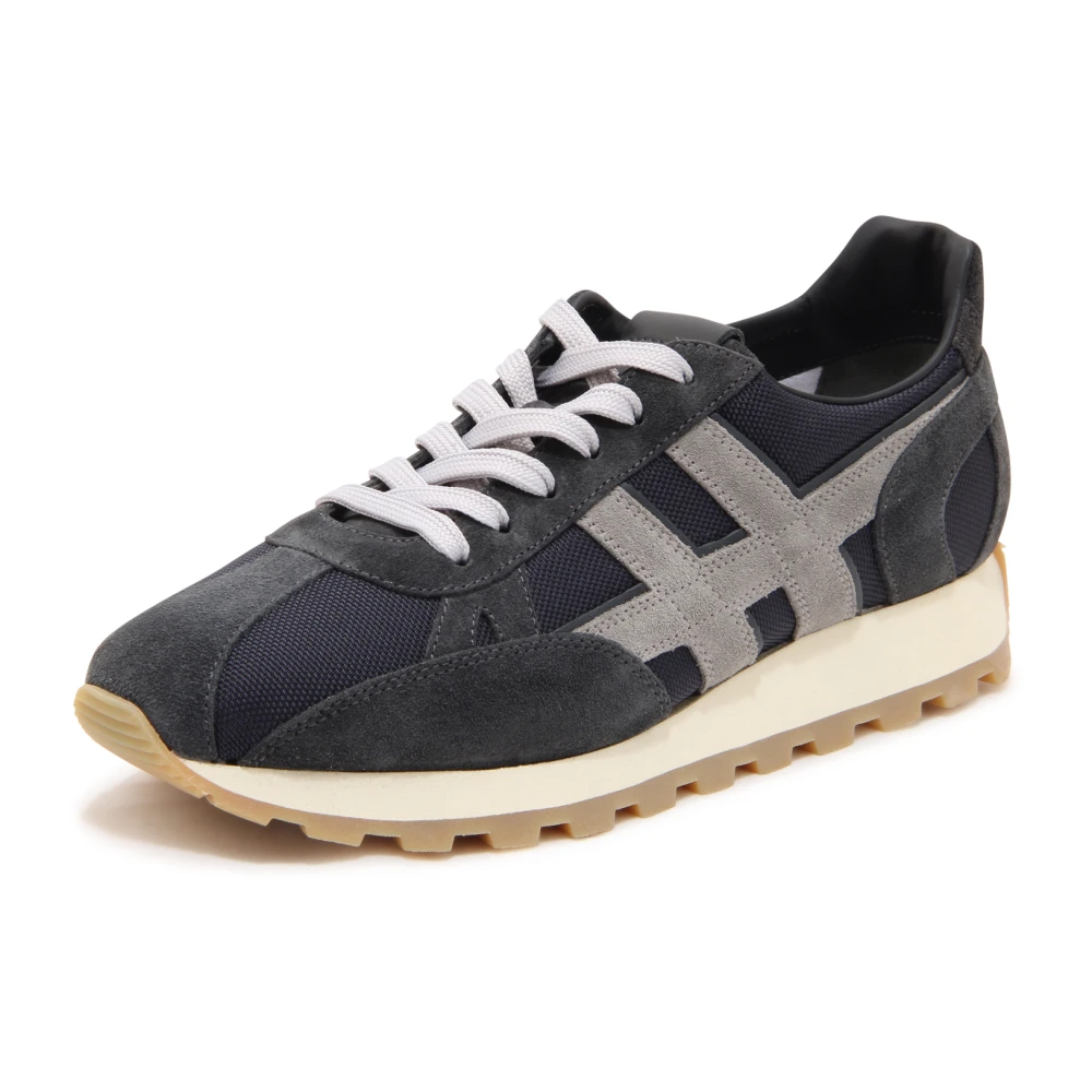 Hogan H671 Allacciato Tess Slash Heren Schoenen Blauw