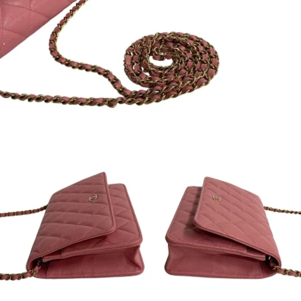 Chanel Vintage Pre-owned Fabric chanel-bags Pink Dames