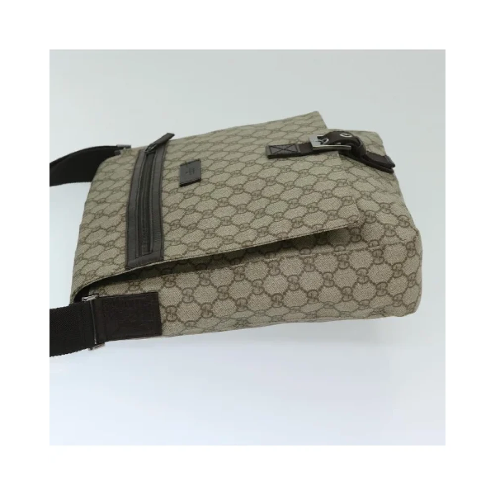 Gucci Vintage Pre-owned Canvas gucci-bags Beige Dames