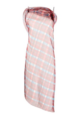 plaid-check-organza-midi-kjole