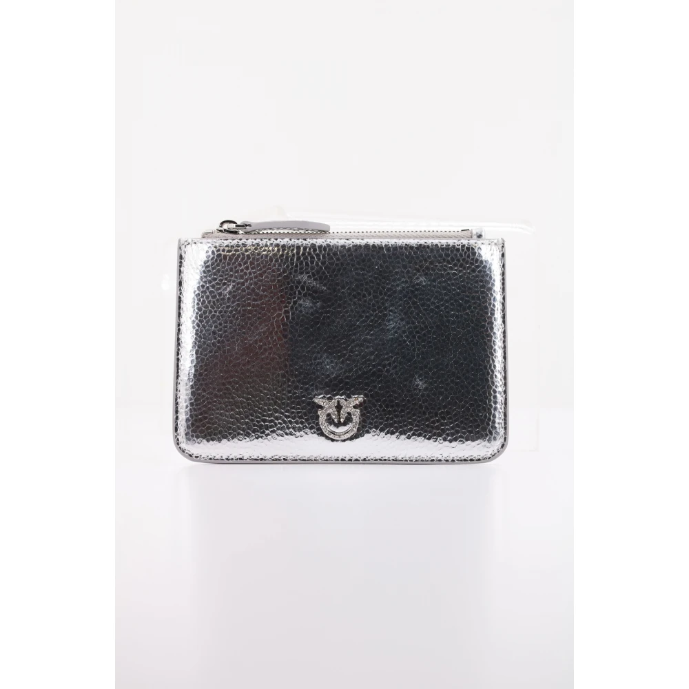 pinko Stijlvolle Portemonnees en Kaarthouders Gray Dames