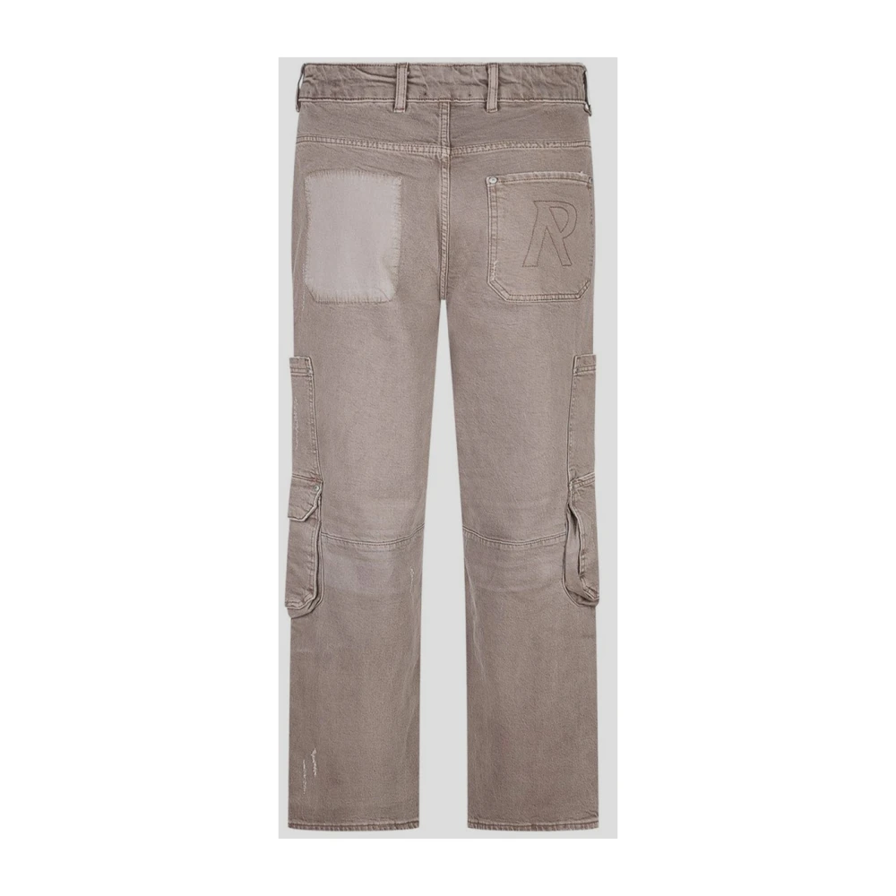 Represent Cotton Cargo Broek Gray Heren