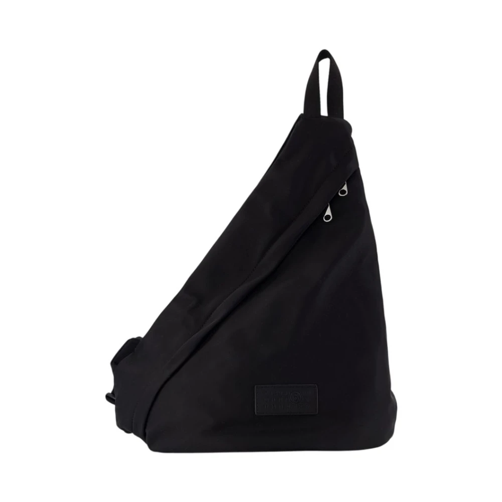 Mm6 Maison Margiela Uomo Nero - Borsa A Tracolla In Nylon - Bags - One Size - Immagine 3