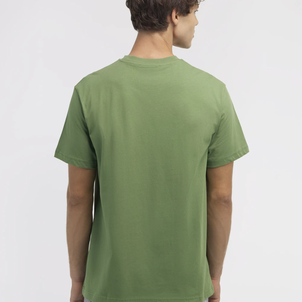 Roberto Cavalli T-shirt met slangenprint Red Heren