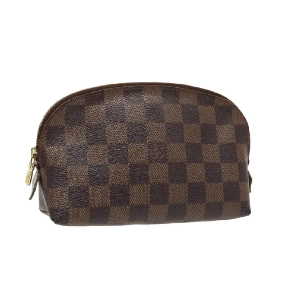 Louis Vuitton Vintage Pre-owned Canvas pouches Brown Dames
