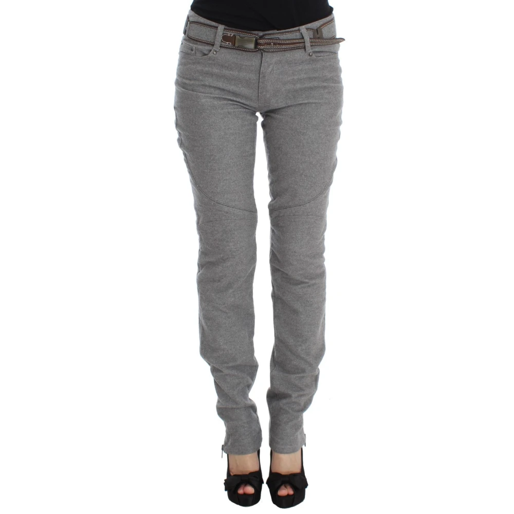 Ermanno Scervino Slim-fit Trousers Gray Dames