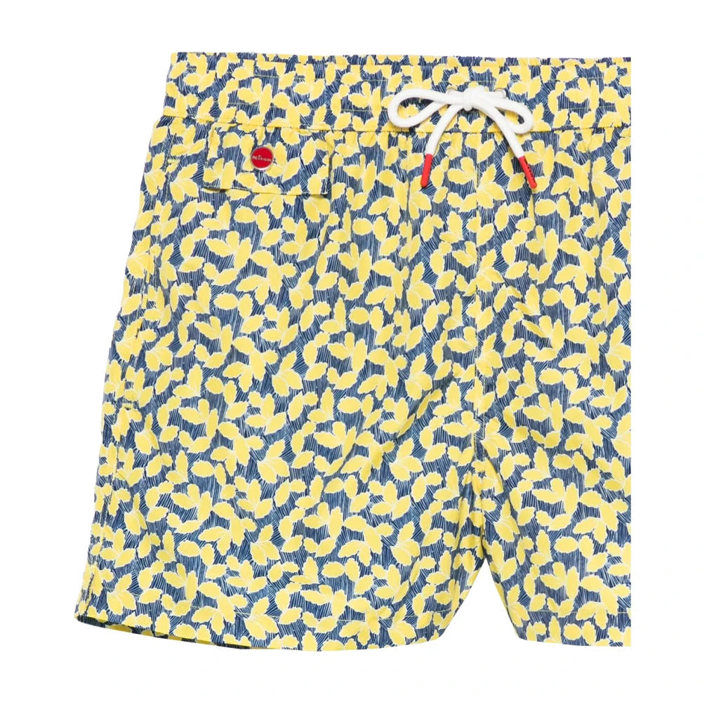 Kiton Geel Polyester Modieuze Stijlvolle Top Yellow Heren