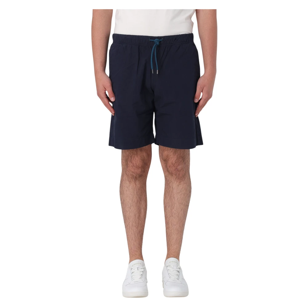 PS By Paul Smith Heren Bermuda Shorts Blue Heren