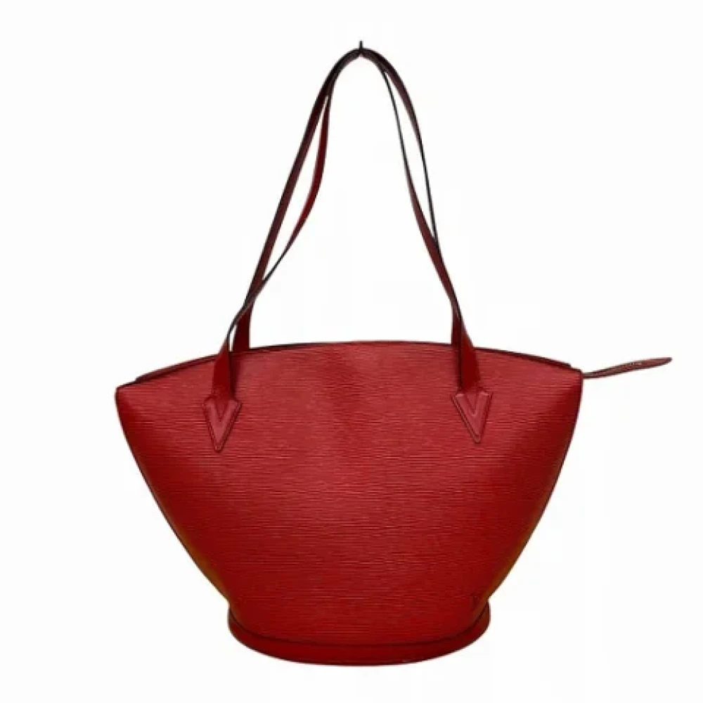 Louis Vuitton Vintage Pre-owned Leather shoulder-bags Red Dames