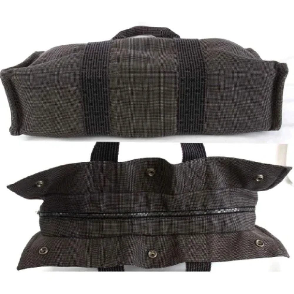 Hermès Vintage Pre-owned Canvas totes Black Dames