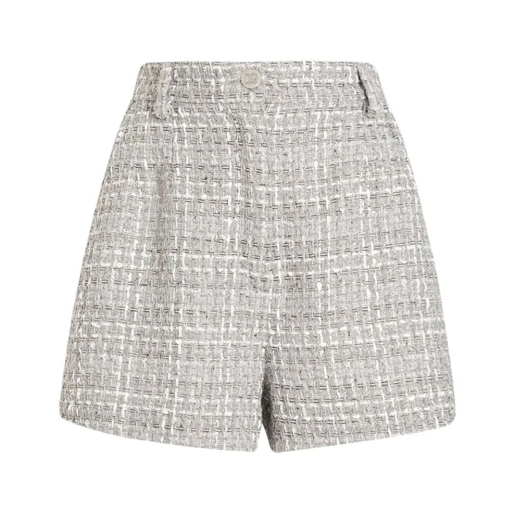 Dolce & Gabbana Lichtgrijze Riem Broek Gray Dames