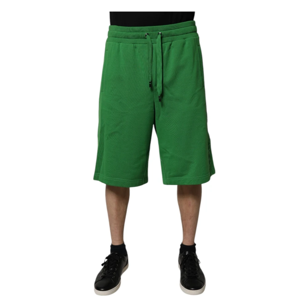 Dolce & Gabbana Homme Vert Shorts, Taille: M Bermuda Shorts