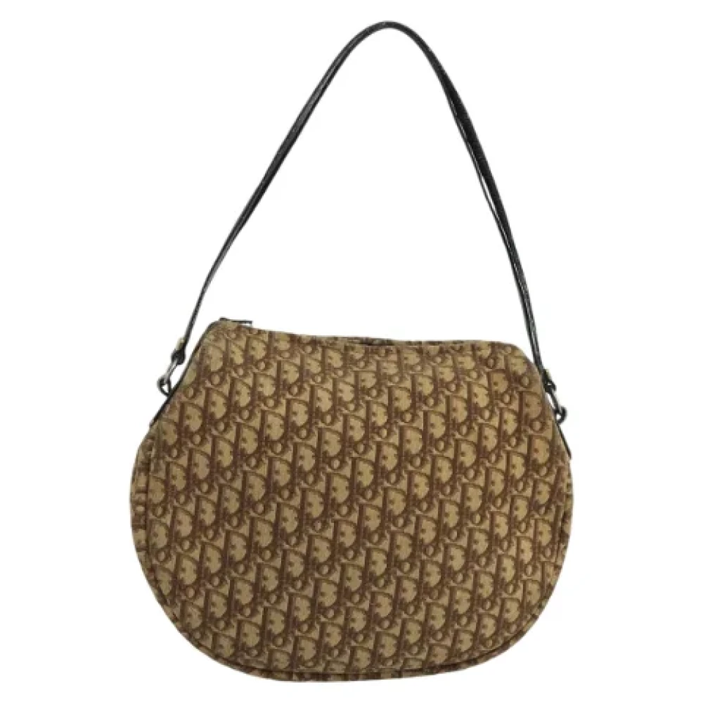 Dior Vintage Pre-owned Canvas dior-bags Brown Dames