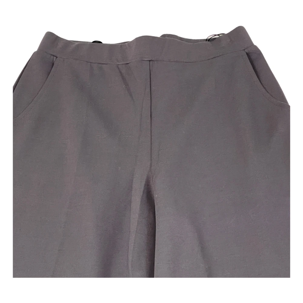 Ana Alcazar Wide Trousers Gray Dames