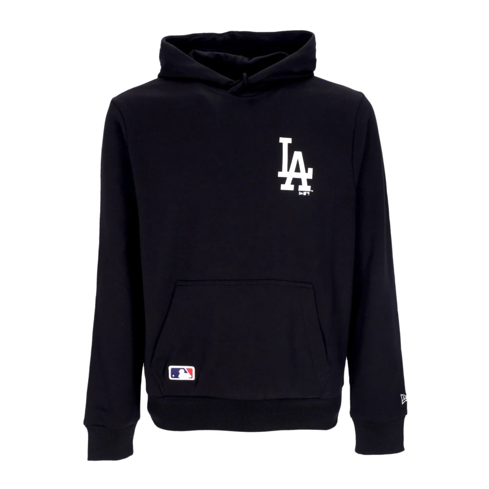 New era MLB Essentials Hoodie Losdod Zwart Wit Black Heren