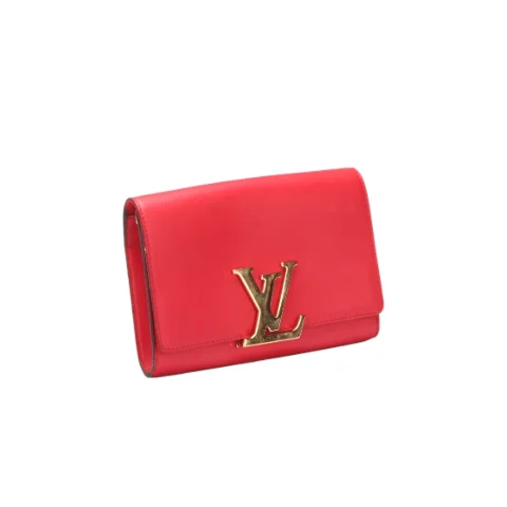 Louis Vuitton Vintage Pre-owned Leather crossbody-bags Red Dames