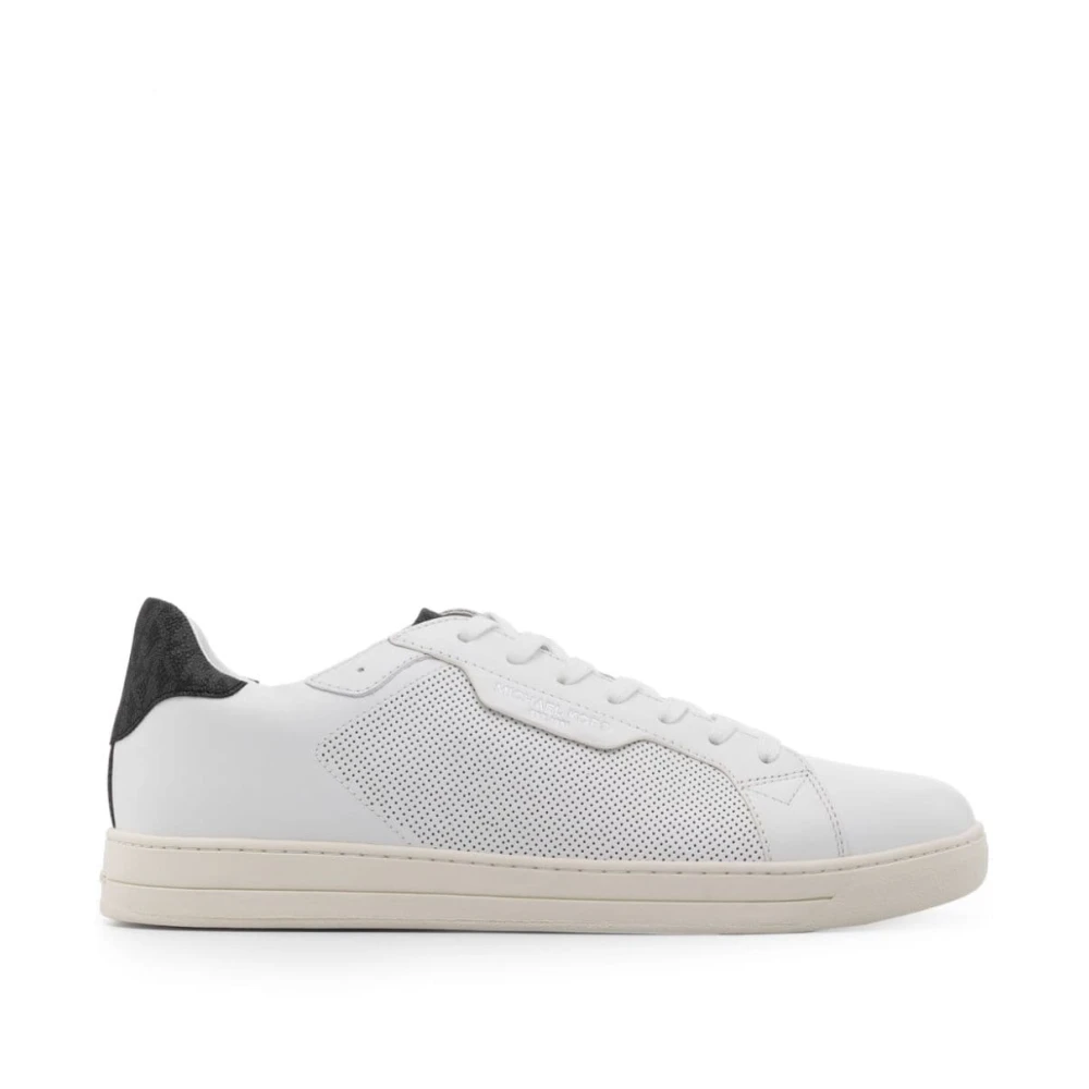 Michael Kors Zwarte Sneakers met veters Heren Schoenen Wit